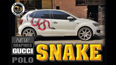 gucci snake car sticker